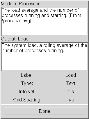 The properties dialog (GTK1)